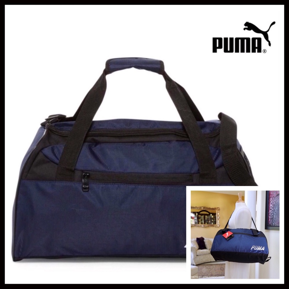 PUMA LOGO LARGE DUFFEL TRAVEL BAG - Picture 7 of 7